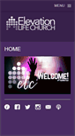 Mobile Screenshot of elevationlifechurch.com